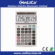 Usando calculadora científica calculadora de custos de função com grande solar JS-130TS